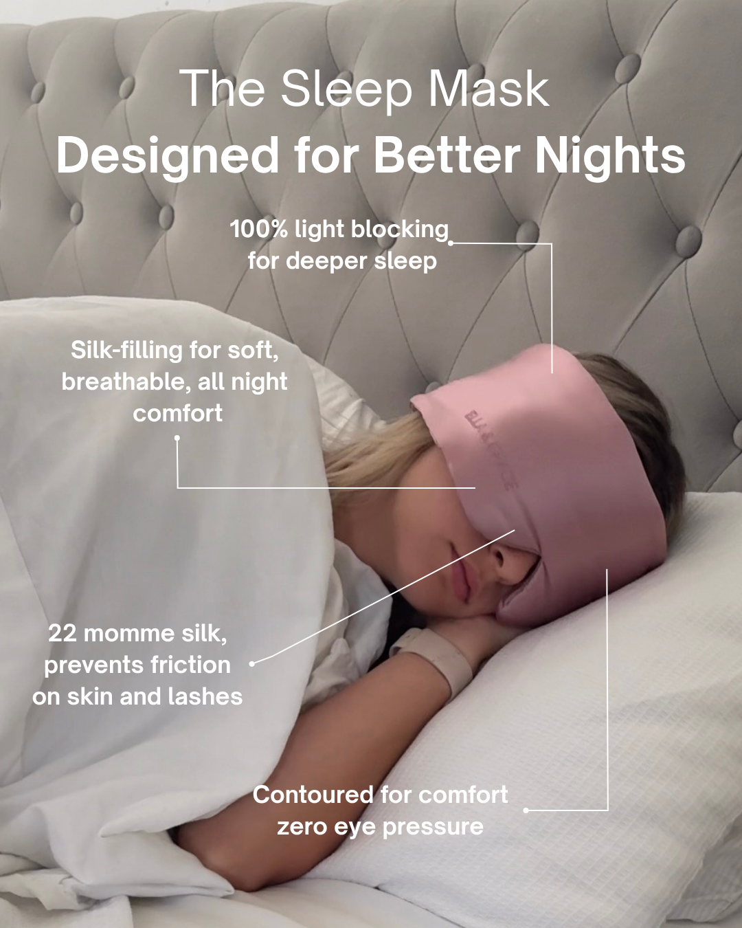 The Sleep Ritual Mask - Soft Blush