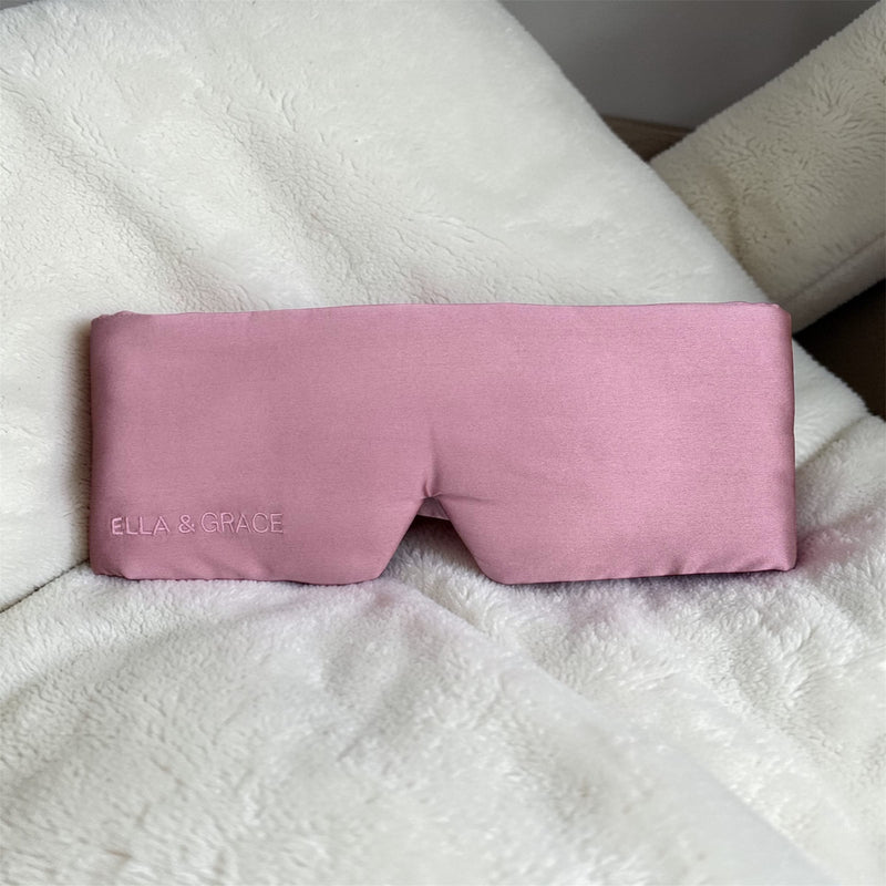 Signature Silk Sleep Mask - Soft Blush